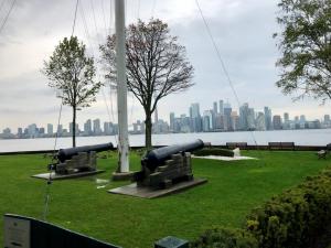 Blick von der Nordseite des Clubhauses auf das Zentrum von Toronto