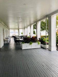Beim schönen Wetter kann man auch "al fresco" dinnieren...